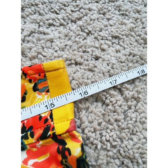 Tracy Reese Anthropologie Gainsborough Yellow Pencil Skirt 12 Artsy Vintage - Picture 8 of 9